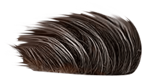 Textured Mens Hairstyle PNG image