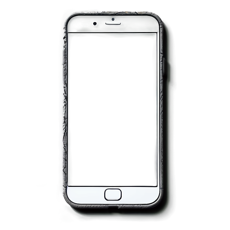 Textured Phone Frame Png 38 PNG image