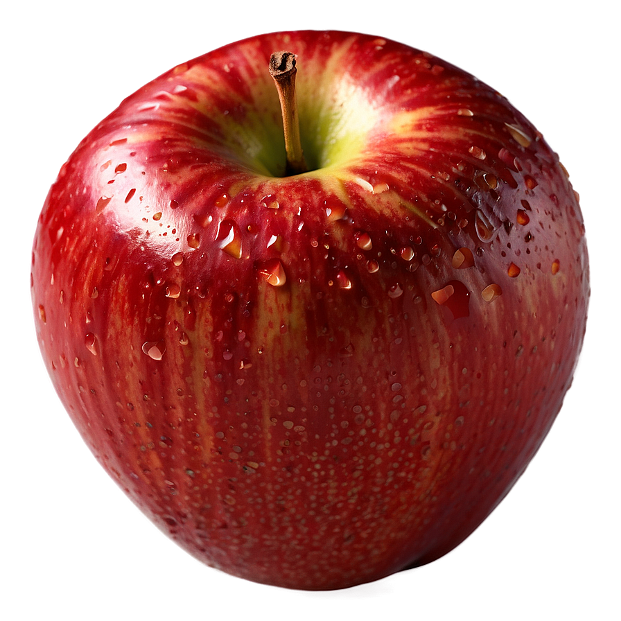 Textured Red Apple Png 06272024 PNG image