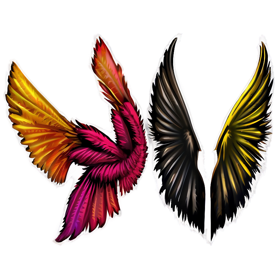 Textured Wings Png 2 PNG image