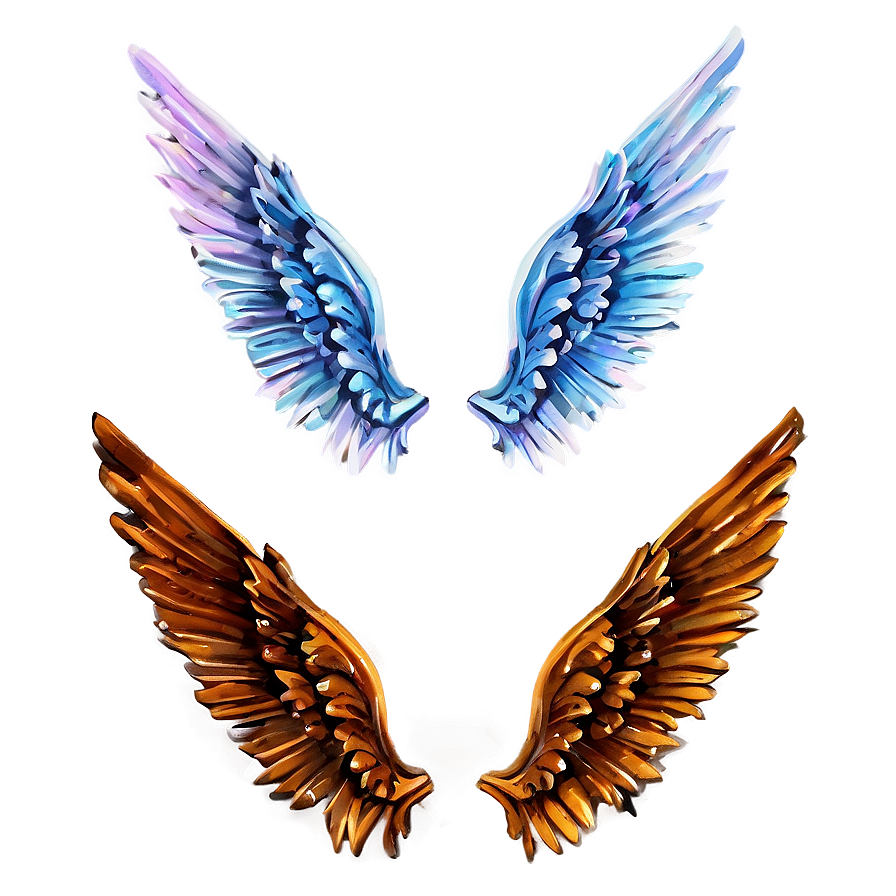 Textured Wings Png Ydj PNG image