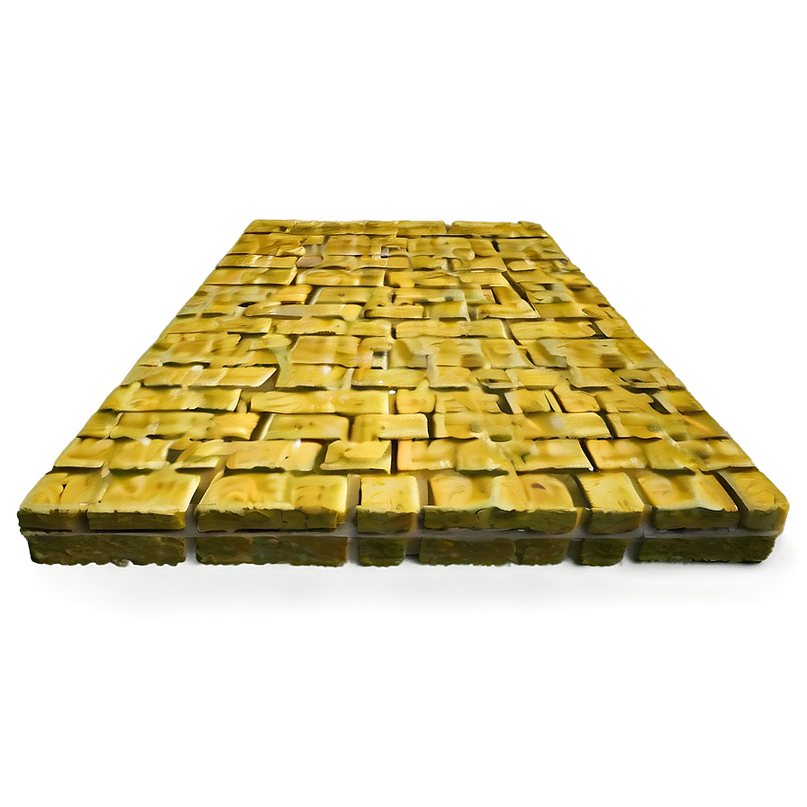 Textured Yellow Brick Road Design Png 35 PNG image