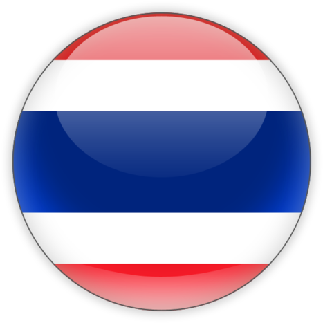 Thailand Flag Button PNG image