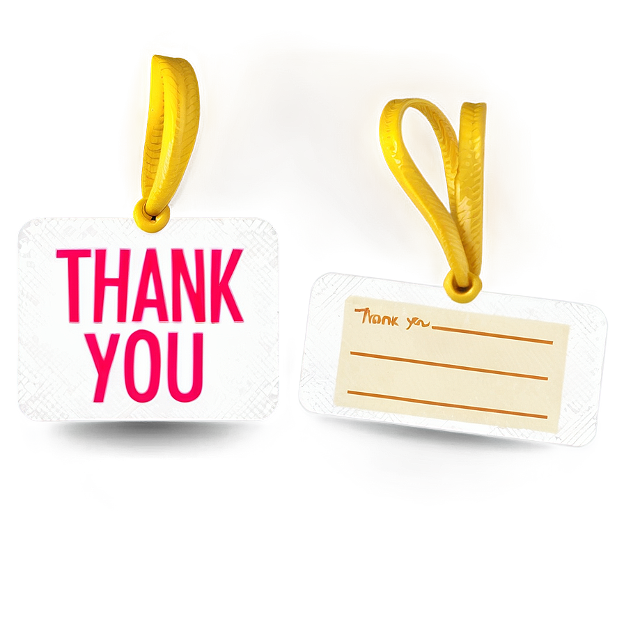 Thank You Message Tag Png 06122024 PNG image