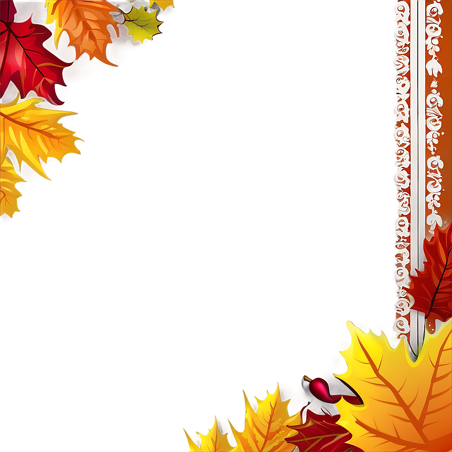 Thanksgiving Border Clipart Png Nso97 PNG image