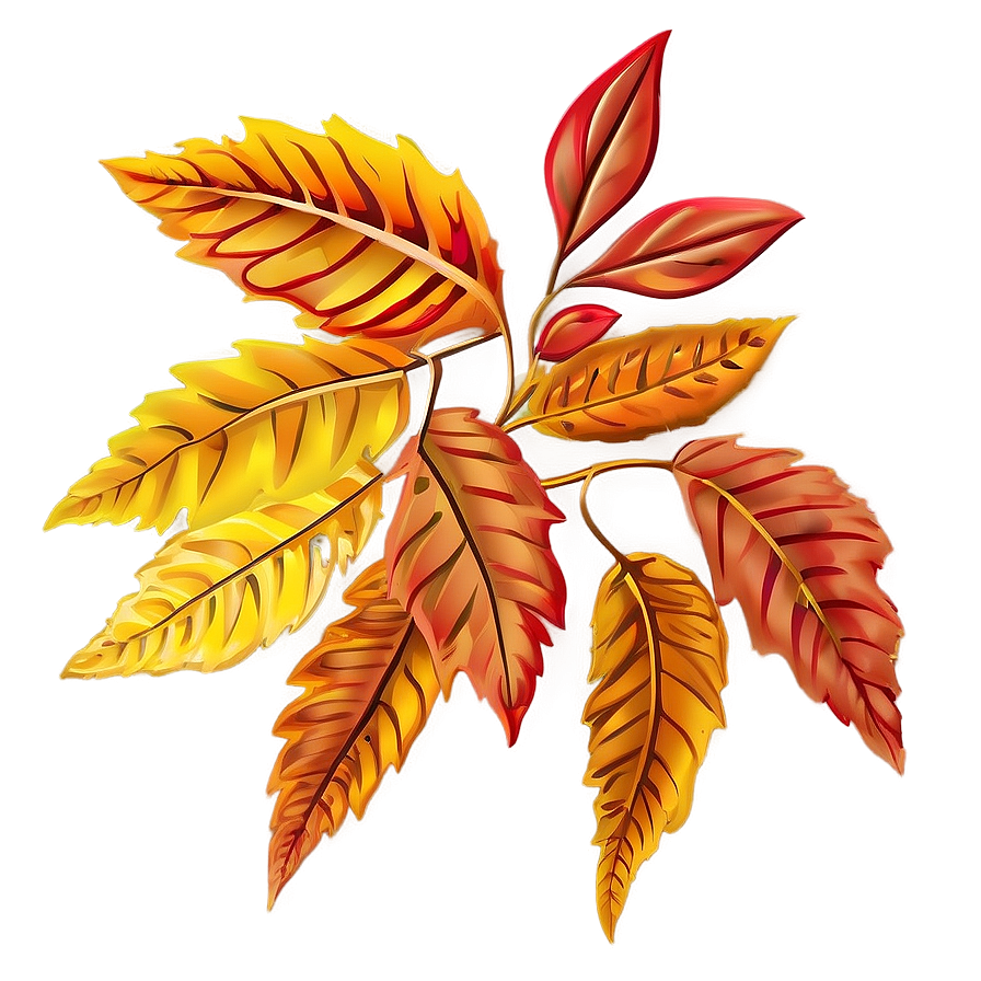 Thanksgiving Fall Leaves Png 05042024 PNG image