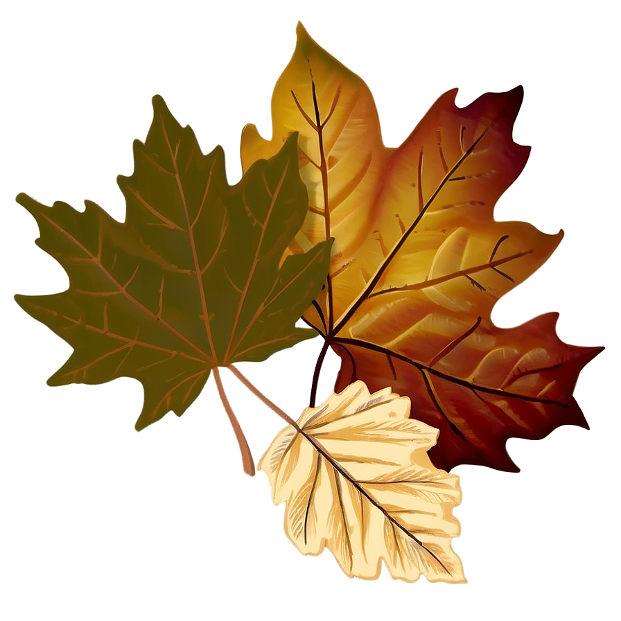 Thanksgiving Fall Leaves Png 69 PNG image