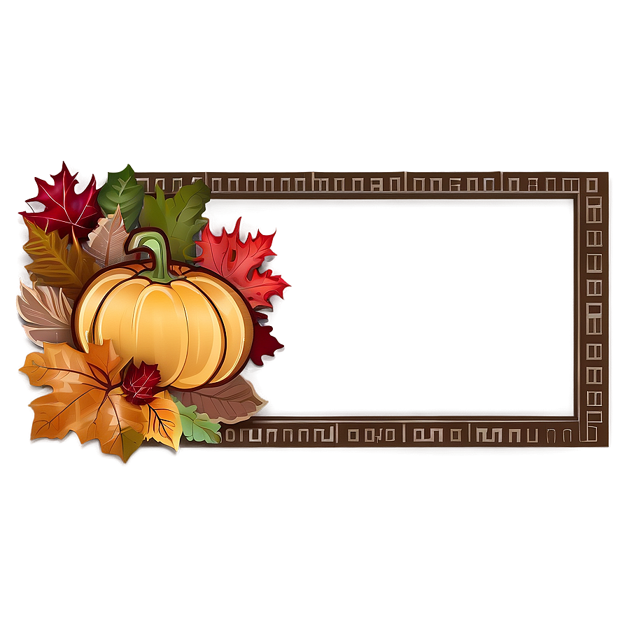 Thanksgiving Quote Border Png 72 PNG image