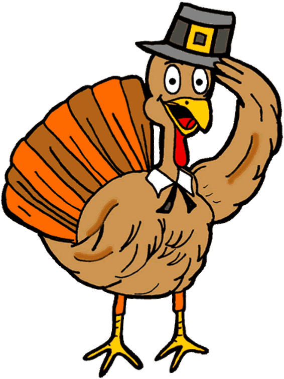 Thanksgiving Turkey Cartoon Clipart PNG image