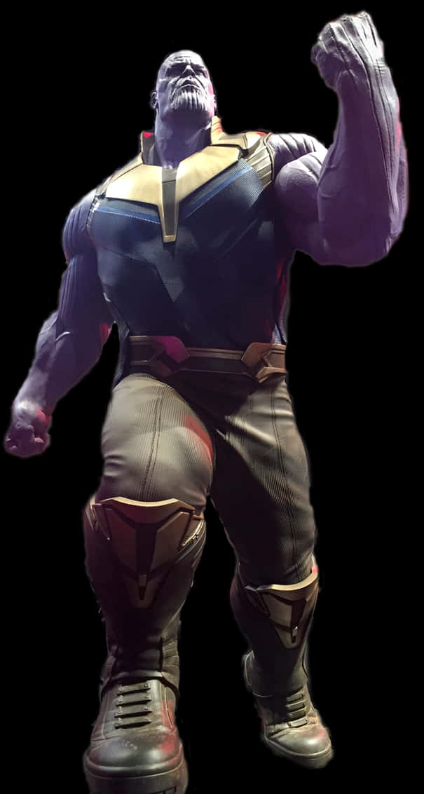 Thanos Dominant Stance PNG image