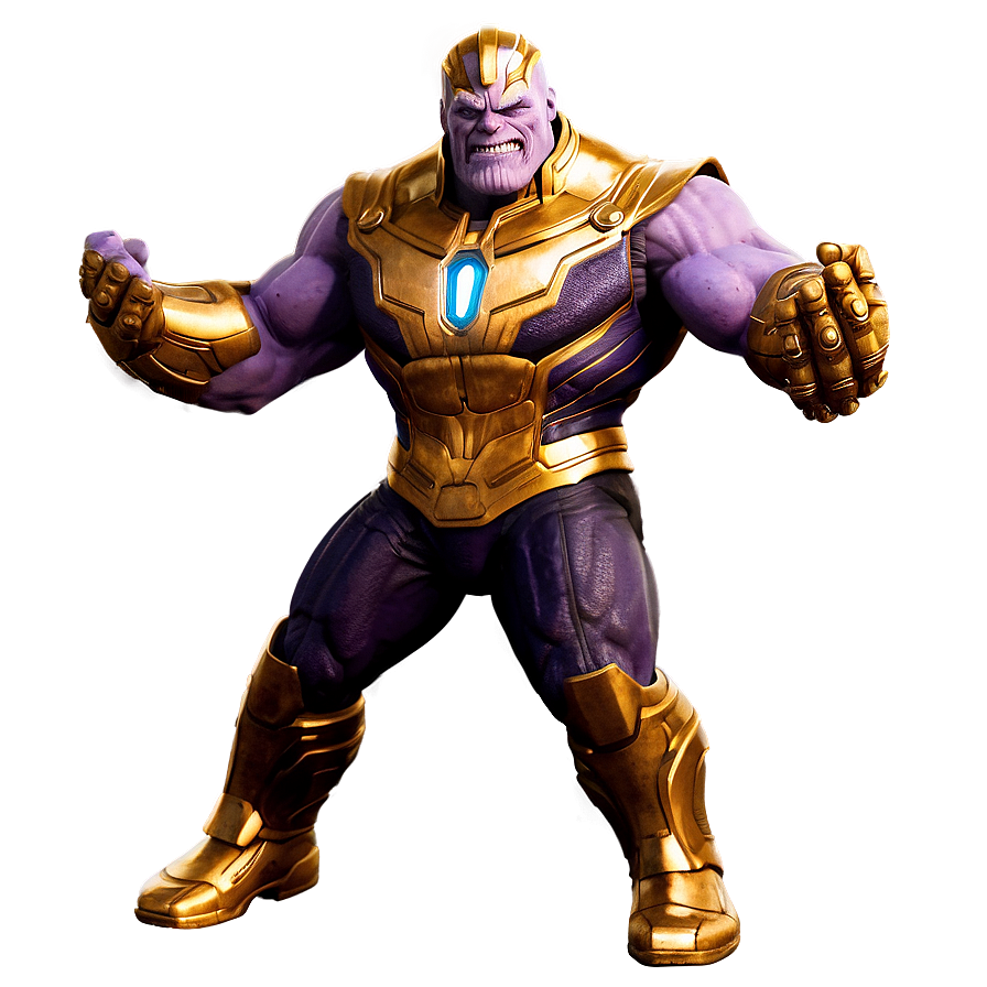 Thanos Full Body Artwork Png Edl PNG image