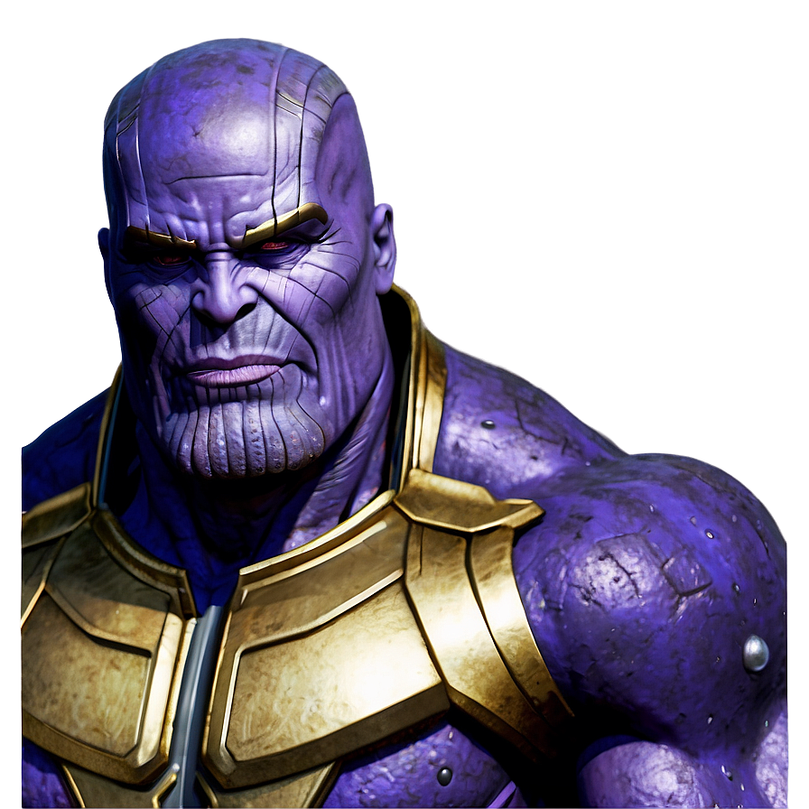 Thanos In Cosmic Dust Png 05212024 PNG image