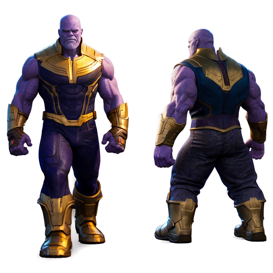 Thanos Powerful Stance Png 05212024 PNG image