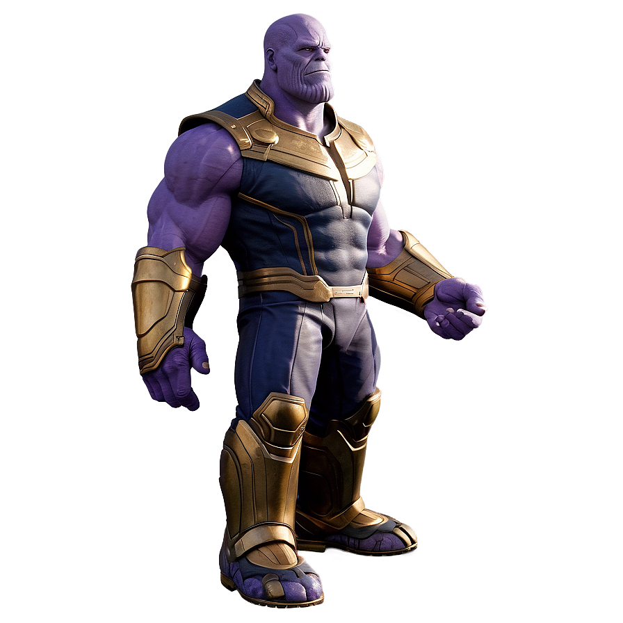 Thanos Powerful Stance Png Mnh PNG image