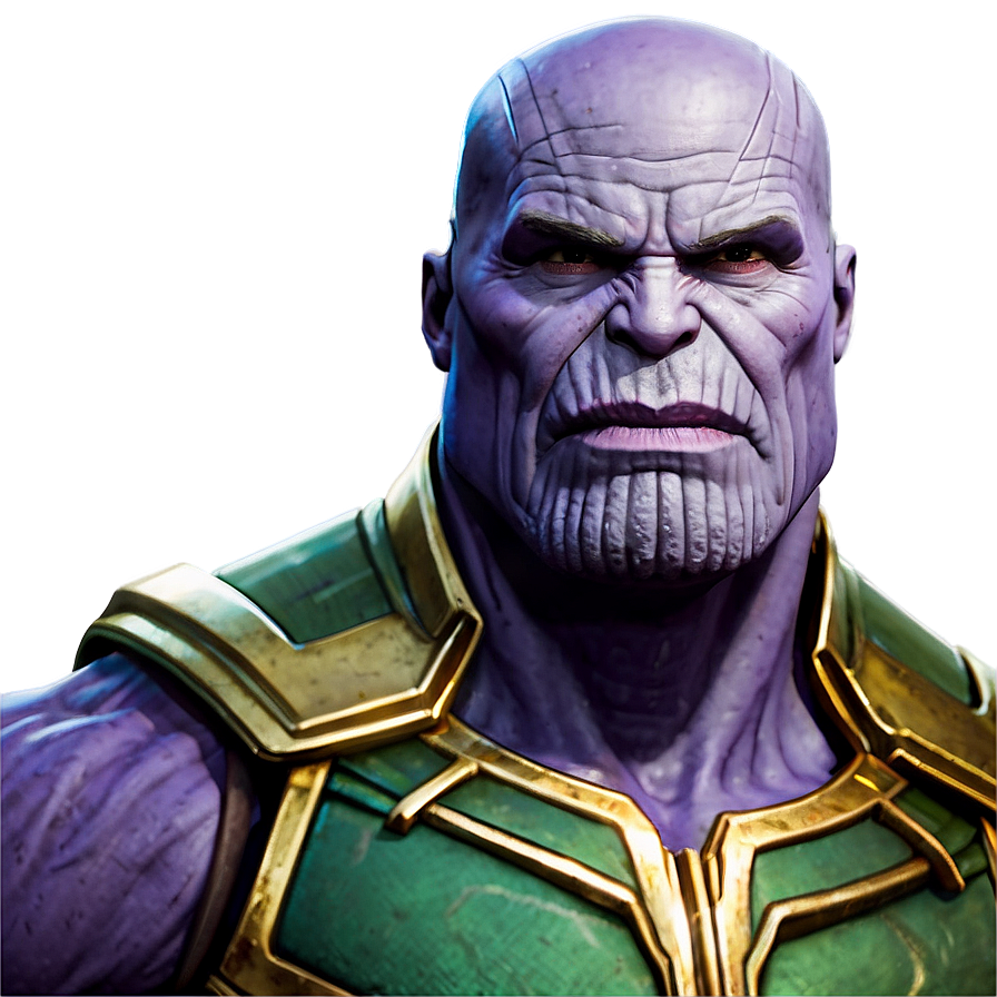 Thanos With Captured Heroes Png Tin PNG image