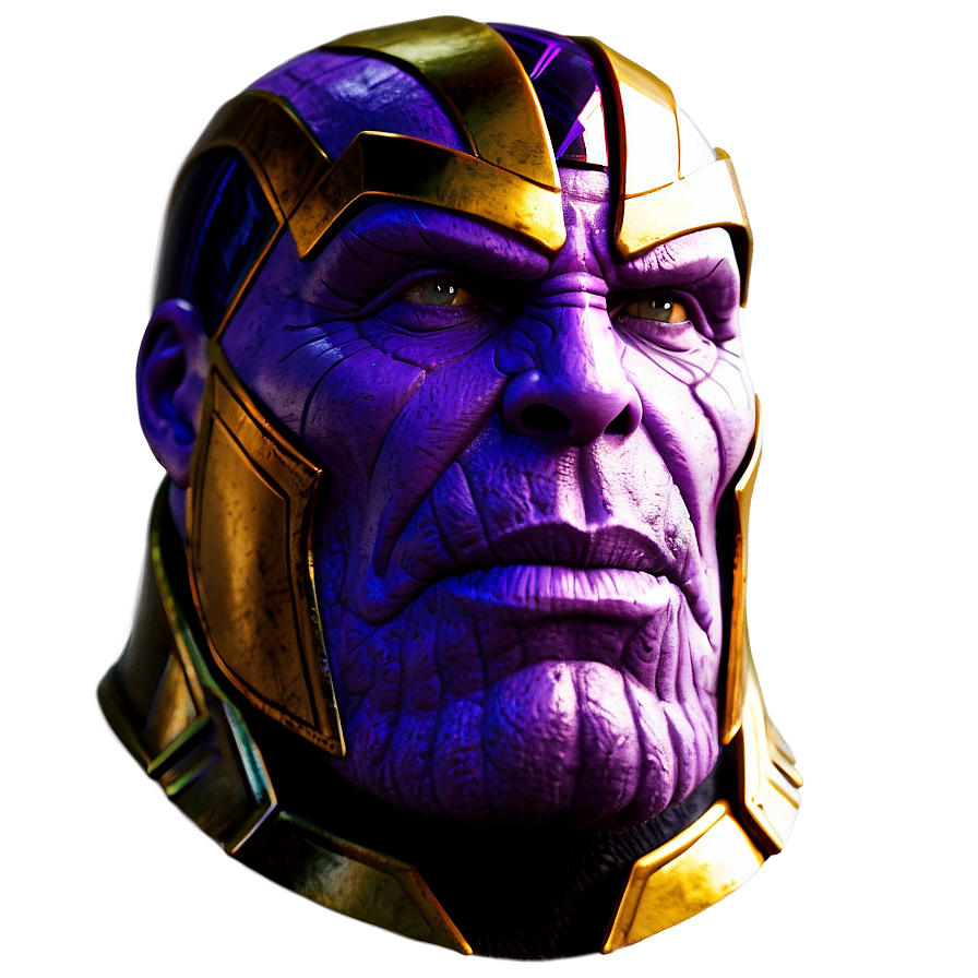 Thanos With Heroes Reflection Png 05212024 PNG image