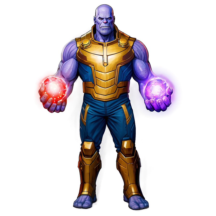 Thanos With Infinity Stones Png Poq PNG image