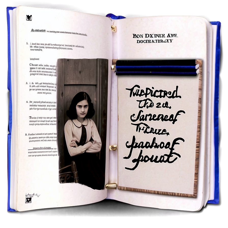 The Diary Of Anne Frank Book Cover Png 27 PNG image