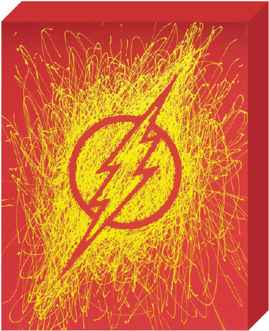The Flash Logo Energy Background PNG image