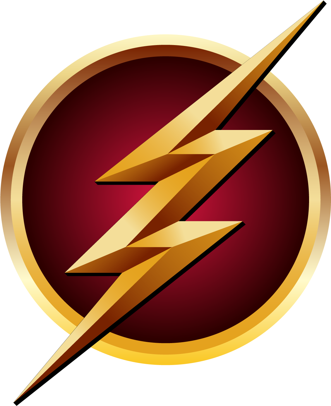 The Flash Logo Graphic PNG image