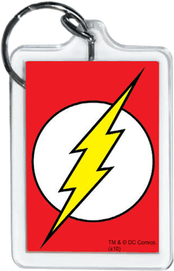 The Flash Logo Keychain PNG image