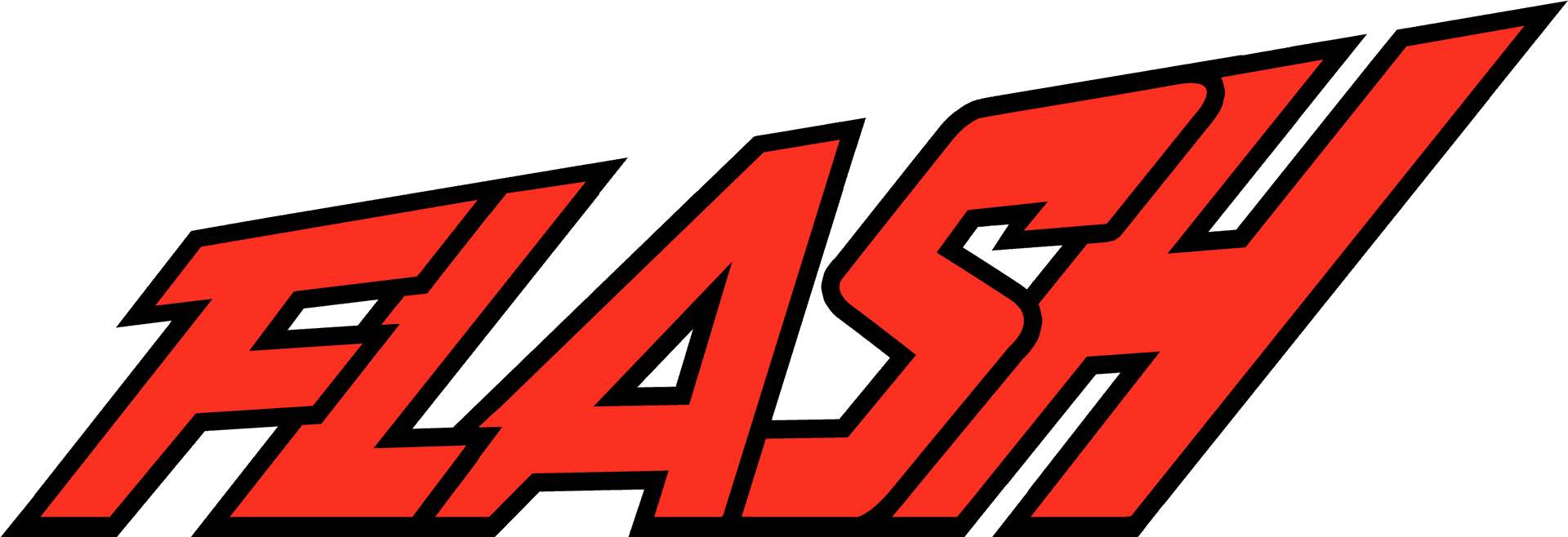 The_ Flash_ Logo_ Red_and_ Black PNG image