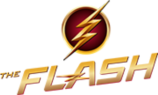 The Flash Logoand Title PNG image