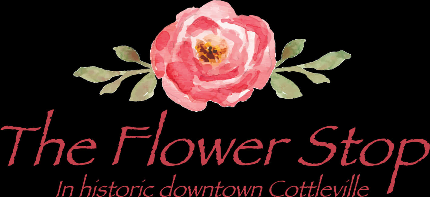 The_ Flower_ Stop_ Signage PNG image