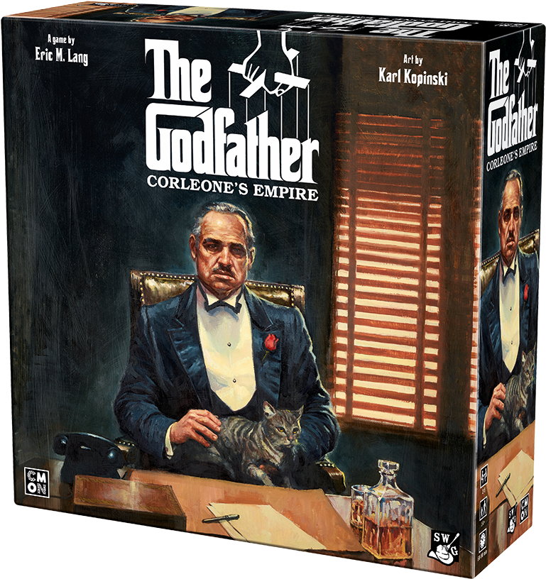 The Godfather Corleones Empire Board Game PNG image