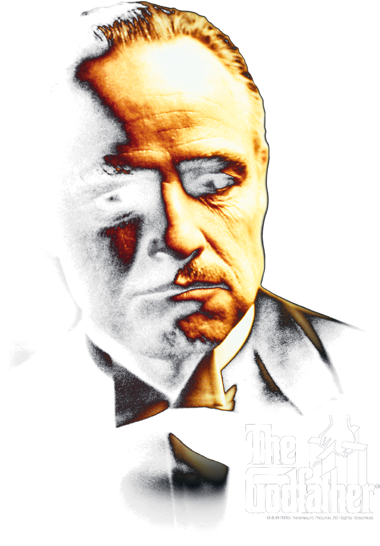 The Godfather Iconic Movie Poster PNG image