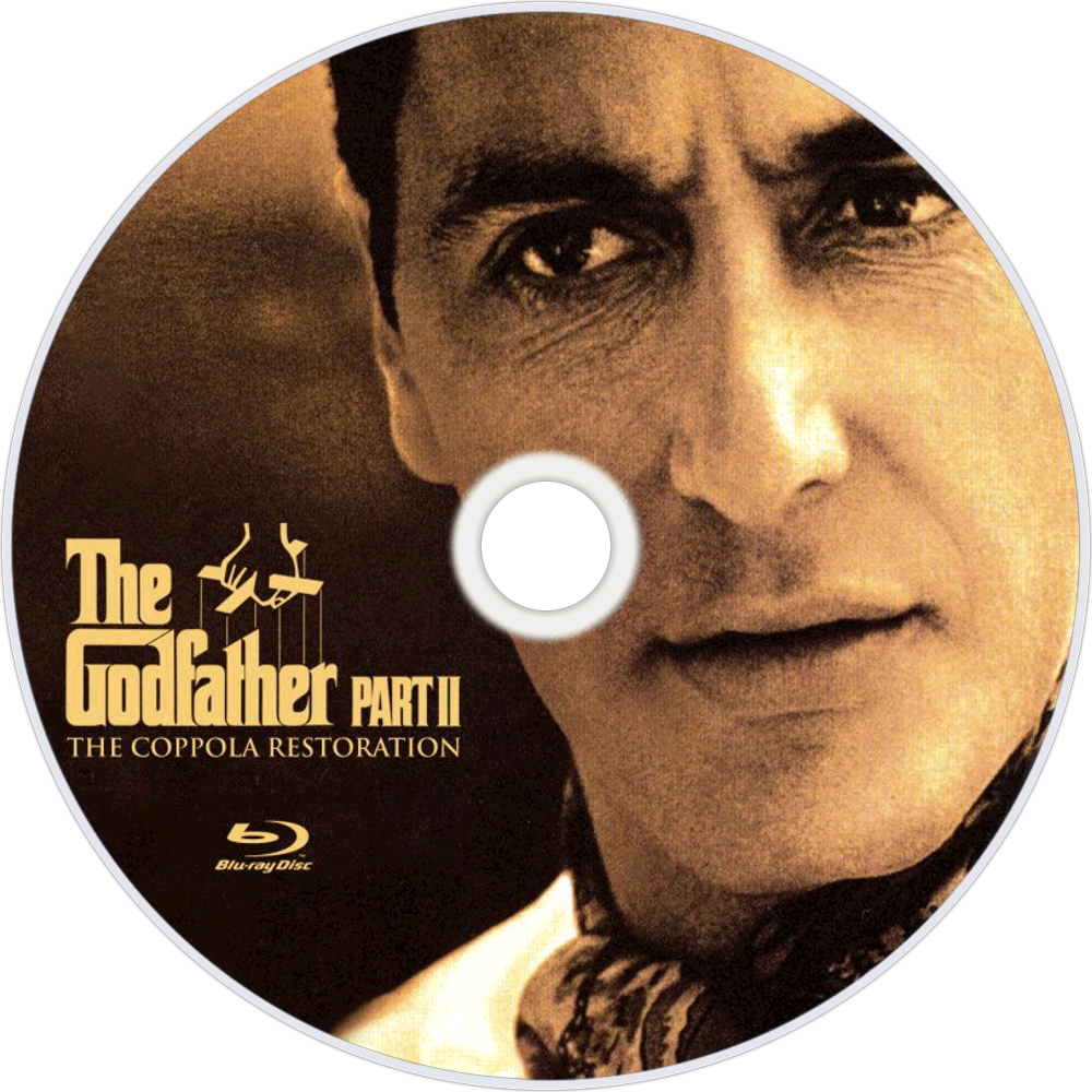 The Godfather Part I I Bluray Disc Cover PNG image