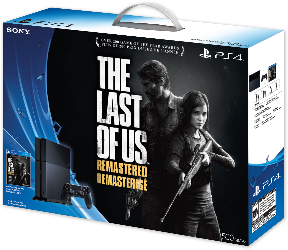 The Lastof Us P S4 Bundle Box PNG image