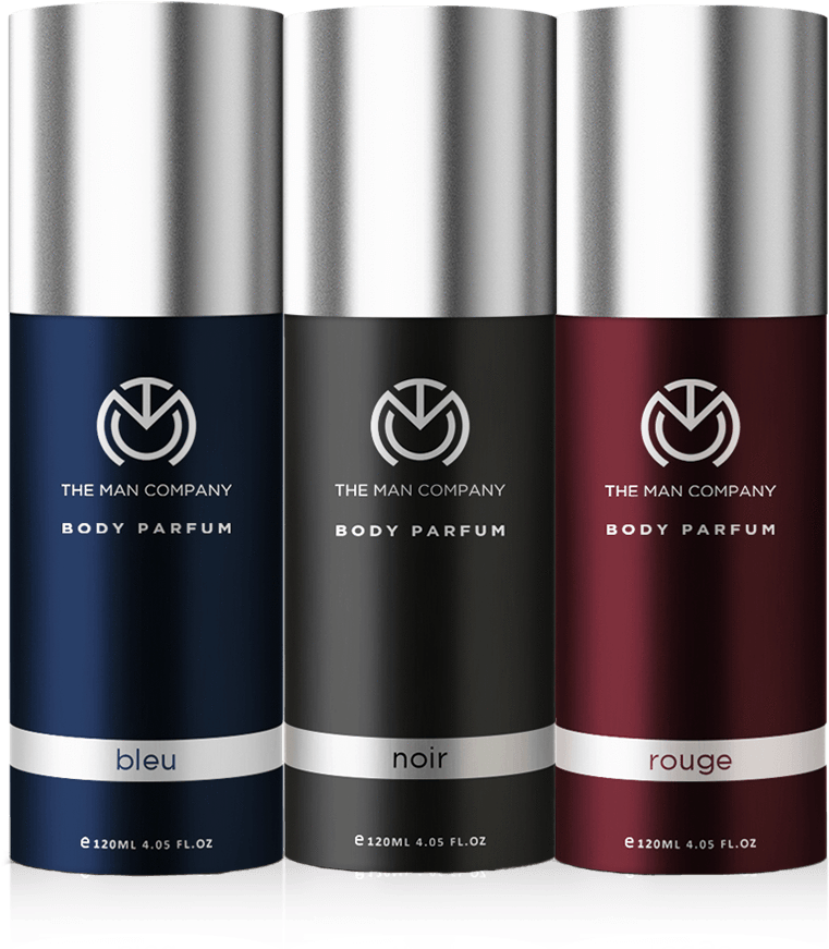 The Man Company Body Parfum Collection PNG image