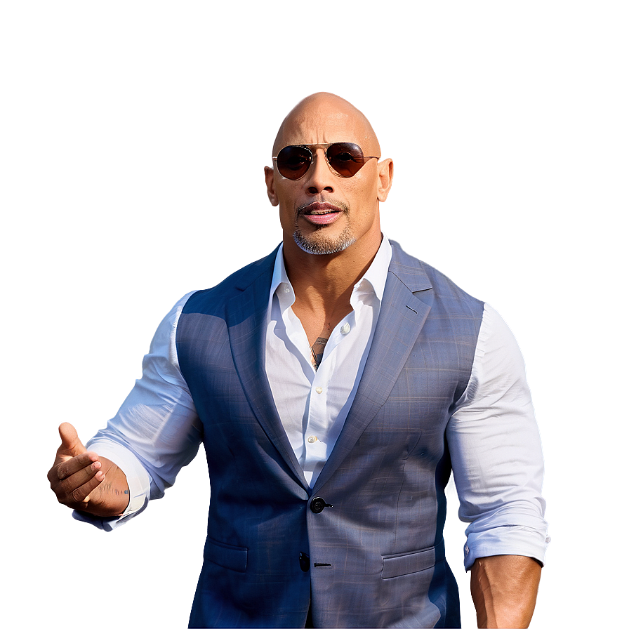 The Rock Giving Speech Png Qvn PNG image