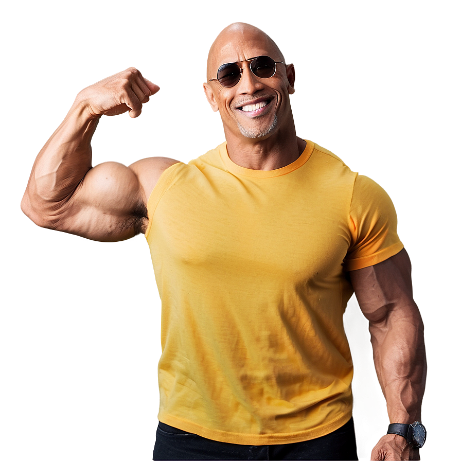 The Rock In Casual Wear Png Ajo49 PNG image