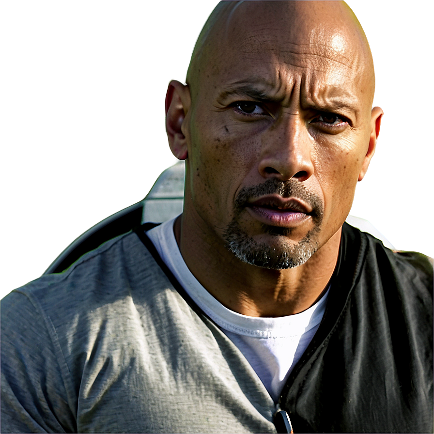 The Rock In Fast And Furious Png 05232024 PNG image