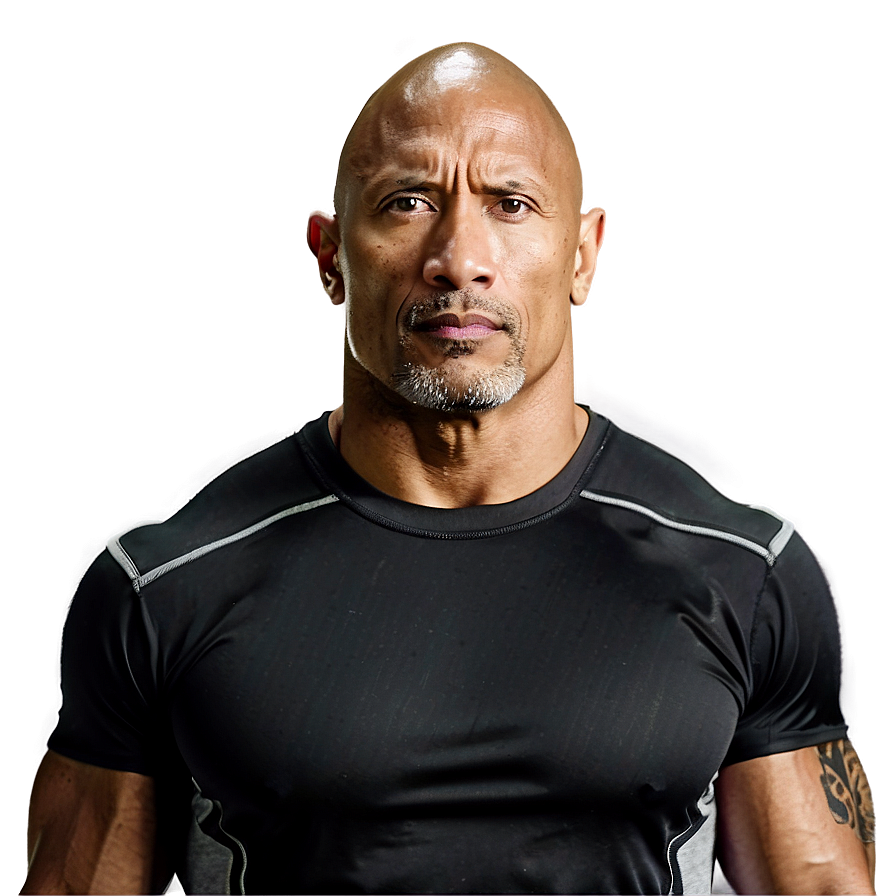 The Rock In Football Gear Png Rrv77 PNG image