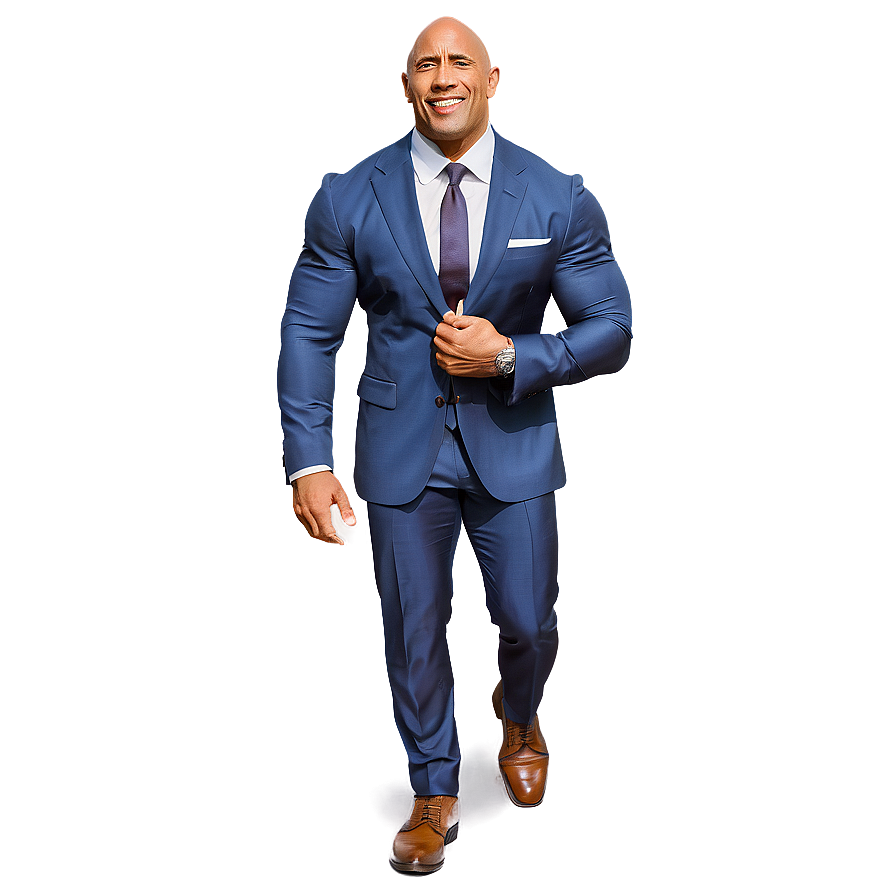 The Rock In Suit Png Ixg66 PNG image