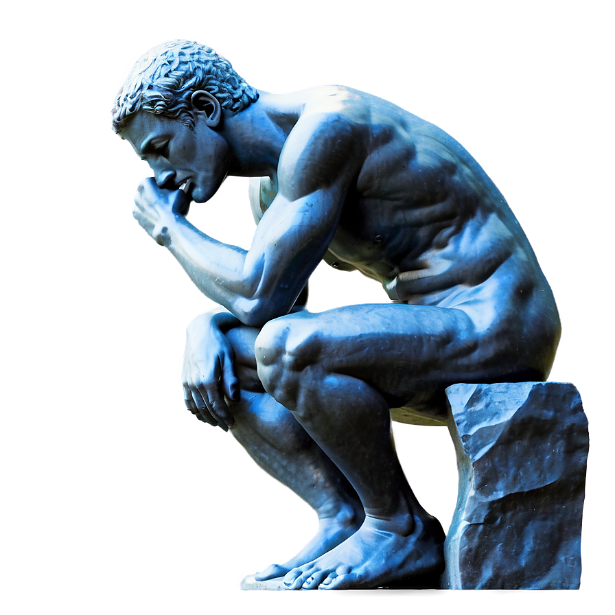 The Thinker In Intellectual Inquiry Png Gpb32 PNG image