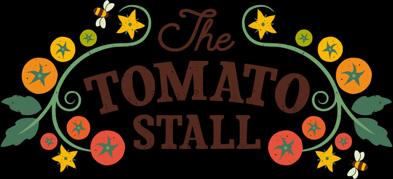 The Tomato Stall Signage PNG image