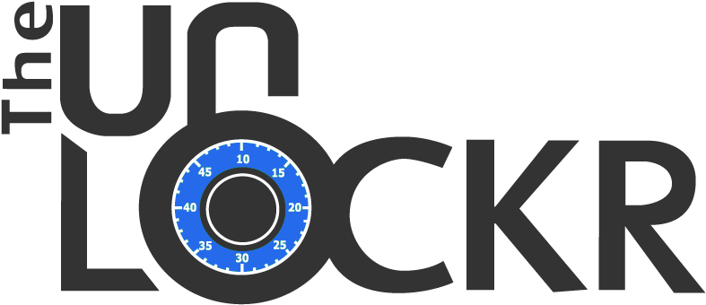 The Unlockr Logowith Stopwatch PNG image