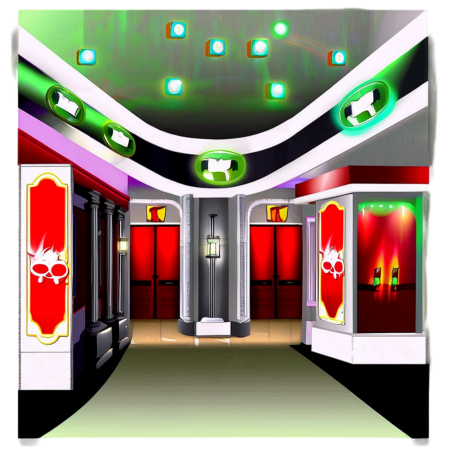 Theater Lobby Decor Png Gka PNG image