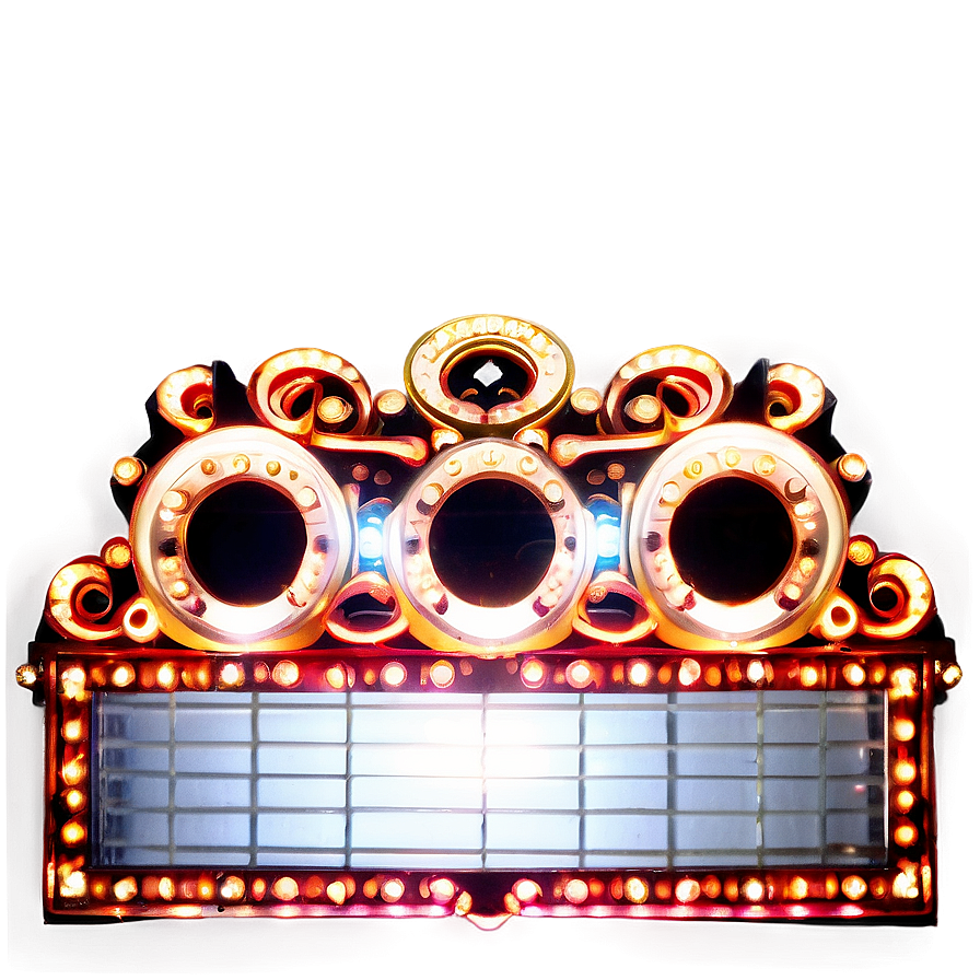 Theater Marquee Sign Png Wjs75 PNG image