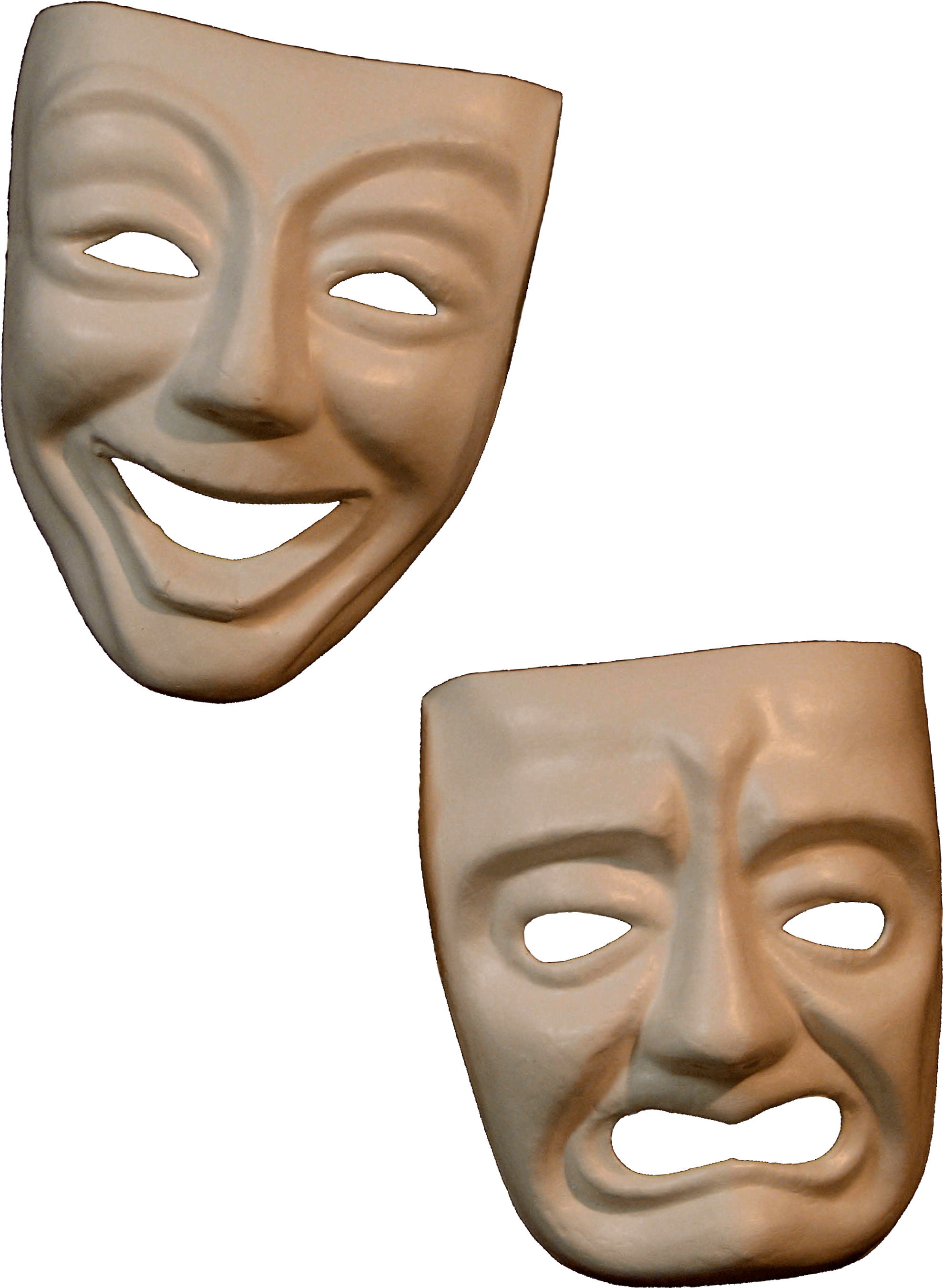 Theatre Masks Comedy Tragedy PNG image