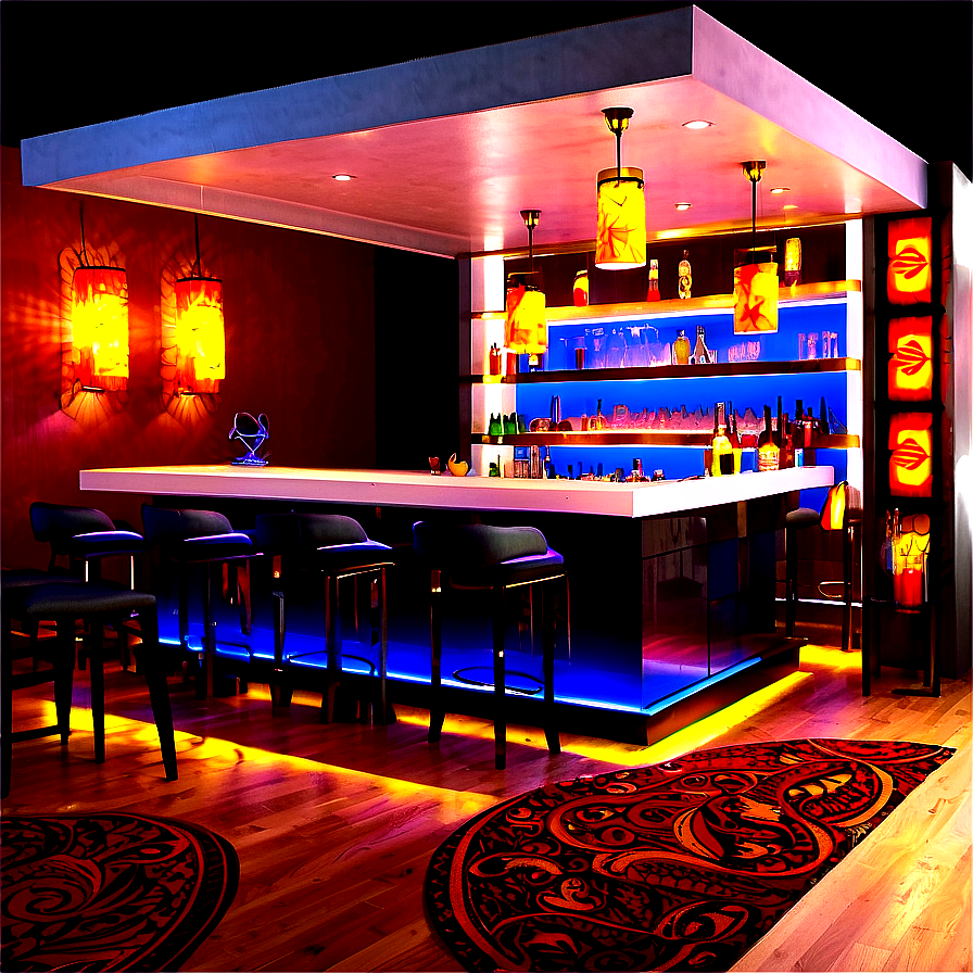 Themed Bar Design Ideas Png 5 PNG image