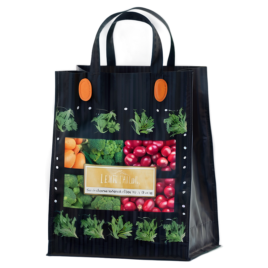 Themed Grocery Bag Png 06132024 PNG image