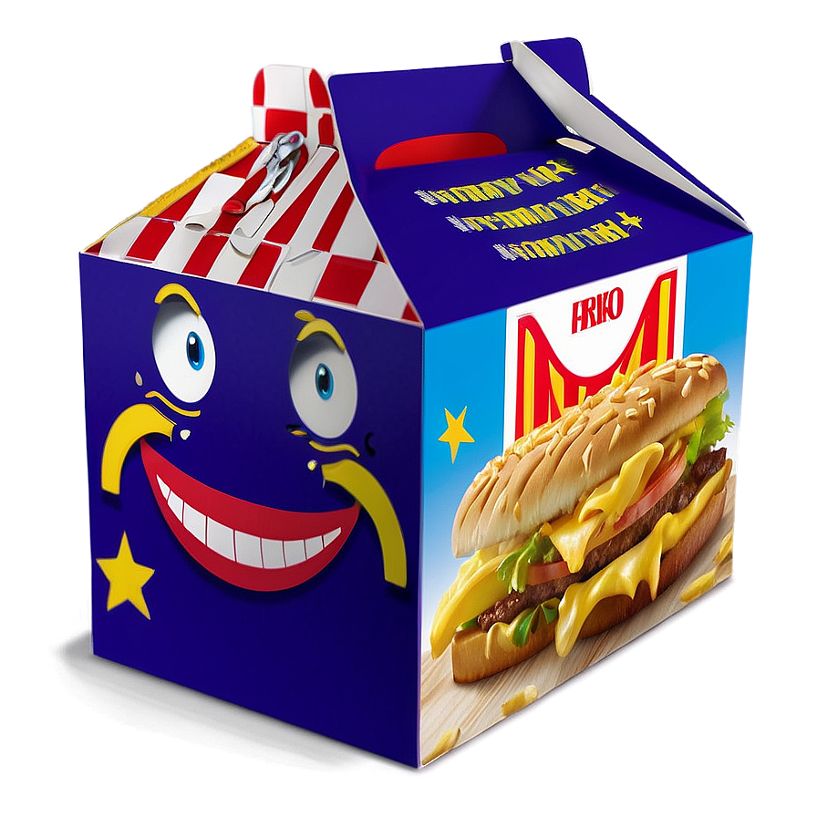 Themed Happy Meal Box Design Png 63 PNG image