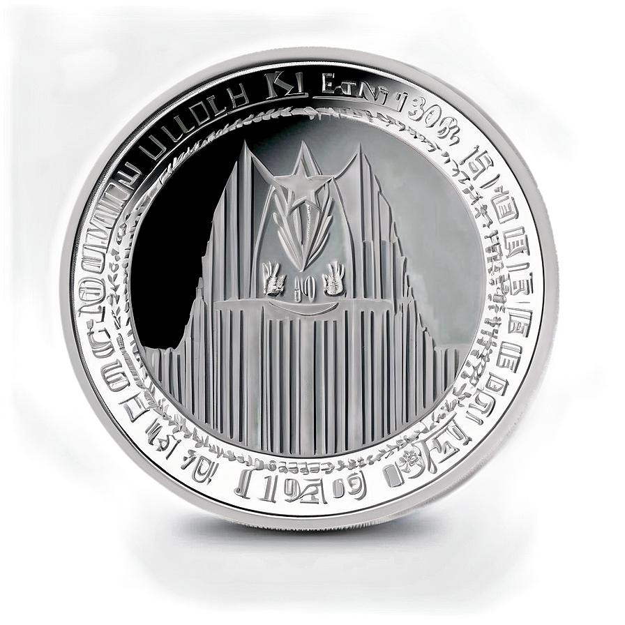 Themed Silver Coin Png 2 PNG image