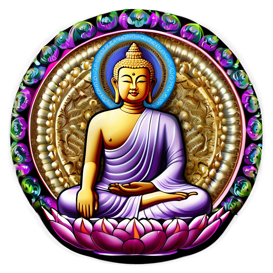 Theravada Buddhism Icon Png Vpi25 PNG image