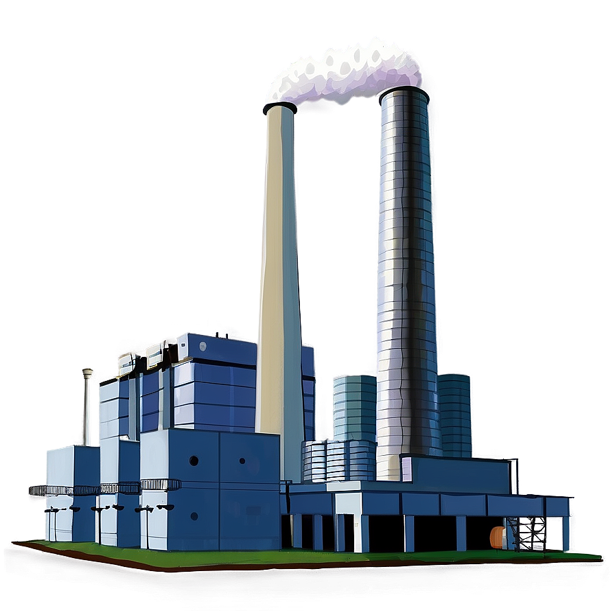 Thermal Power Plant Png 06132024 PNG image